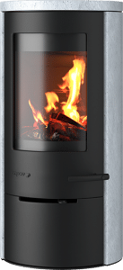 Kaminofen Aprica 2 NatStone mit Holzfachtüre von Drooff