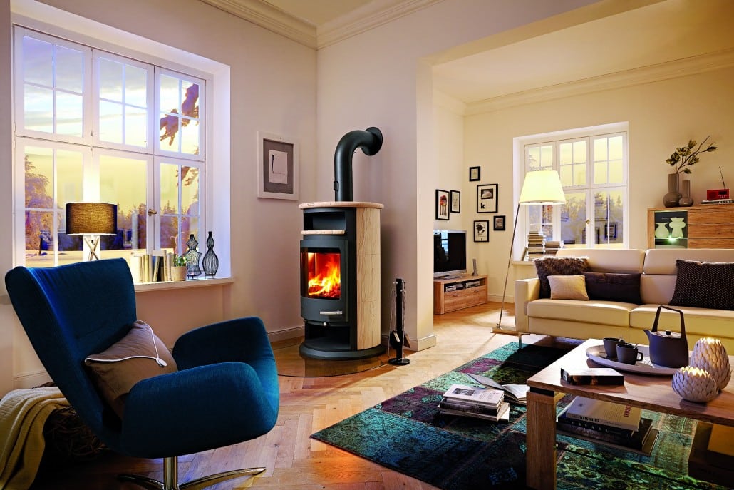 Kaminofen_VARESE-2_schwarz-SandStone-safran