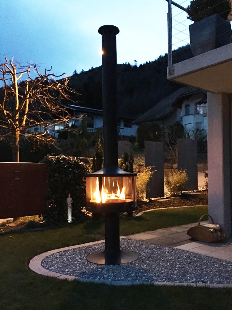 Gartenkamin The Poser Kundenfoto Gartenkamin The Poser Kundenfoto