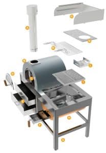 Einzelteile Outdoorküche Toto - fine art of fire