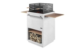 Air mit Beistelltisch Funkenschutz Grillrost