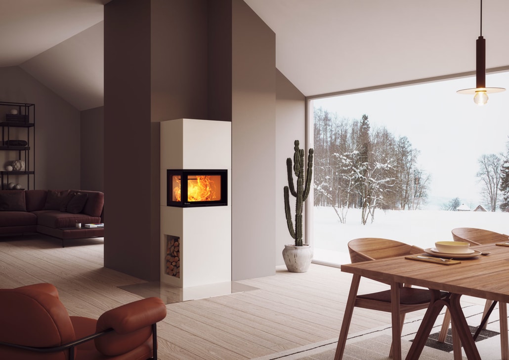 Pisa Exclusive Nordpeis Toller Schwedenofen Pisa Exclusive Nordpeis in weißer Optik