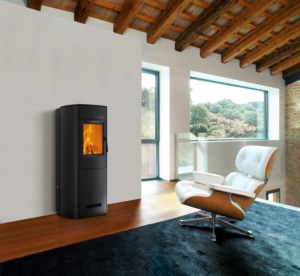 Bequeme Romantik mit einem gemütlichen Pelletofen von Piazzetta